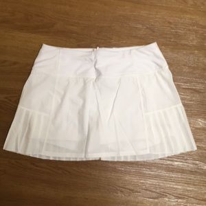 White Ruffled Tennis Skirt